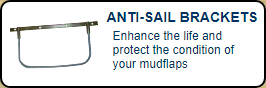 mudflap anti-sailing bracket